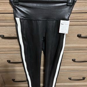 Spanx faux leather leggings.